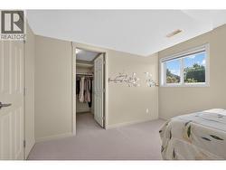 Third bedroom on the lower level with a walk-in closet - 