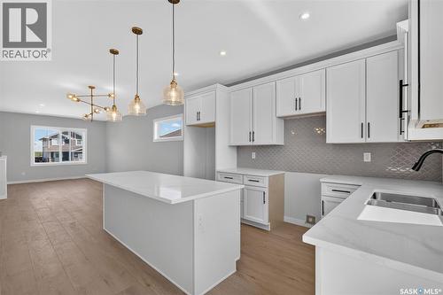 4 Aspen Place, Humboldt, SK - Indoor Photo Showing Kitchen With Double Sink With Upgraded Kitchen