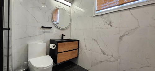 Salle de bains - 5820 Rue De Cadillac, Montréal (Mercier/Hochelaga-Maisonneuve), QC - Indoor Photo Showing Bathroom