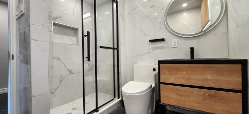 Salle de bains - 5820 Rue De Cadillac, Montréal (Mercier/Hochelaga-Maisonneuve), QC - Indoor Photo Showing Bathroom