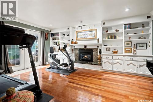 22 Wesson Bay, Regina, SK - Indoor Photo Showing Gym Room