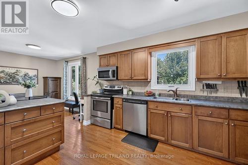 1077 Mahogany Crescent, London North (North P), ON - Indoor Photo Showing Kitchen With Double Sink