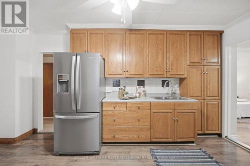 153 Mcintosh Street, Toronto, ON - Indoor Photo Showing Kitchen With Double Sink
