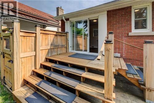 Deck - 55 Rex Drive, Kitchener, ON - Outdoor With Deck Patio Veranda With Exterior