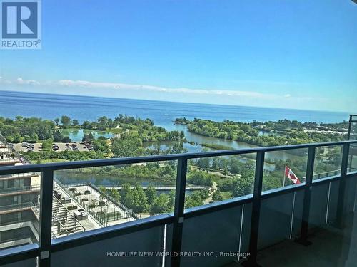 1416 - 30 Shore Breeze Drive, Toronto, ON - Outdoor With Body Of Water With Balcony With View