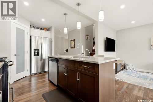 3154 Green Stone Road, Regina, SK - Indoor Photo Showing Kitchen With Upgraded Kitchen