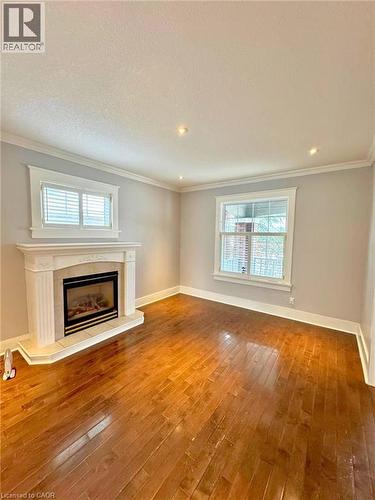 Living Room with cozy fireplace - 9 Filbert Street, Kitchener, ON - Indoor With Fireplace
