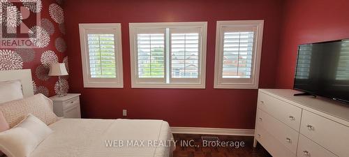 3rd bedroom,closet, shutters, parquet - 22 Ashbury Crescent, Caledon, ON - Indoor Photo Showing Bedroom