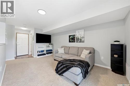 203 515 28Th Street E, Prince Albert, SK - Indoor Photo Showing Living Room With Fireplace