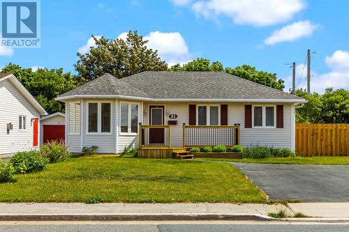 Attractive curb appeal with welcoming front deck and mature landscaping. - 21 Westbrook Landing, Mount Pearl, NL - Outdoor
