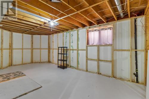Additional unfinished space ready for your personal vision. - 21 Westbrook Landing, Mount Pearl, NL - Indoor Photo Showing Basement