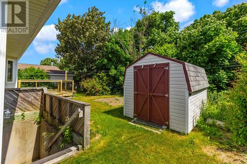 Storage shed provides plenty of room for tools and seasonal items. - 21 Westbrook Landing, Mount Pearl, NL - Outdoor