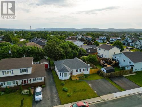 Angled aerial perspective featuring the home and spacious lot. - 21 Westbrook Landing, Mount Pearl, NL - Outdoor With View