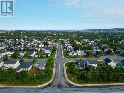 Aerial perspective of the surrounding neighbourhood and excellent accessibility. - 21 Westbrook Landing, Mount Pearl, NL - Outdoor With View