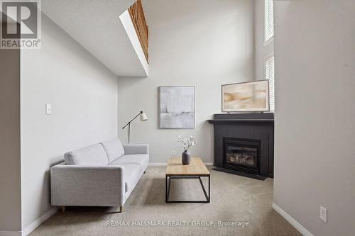 virtually staged - 62 Briston Private, Ottawa, ON - Indoor Photo Showing Other Room With Fireplace