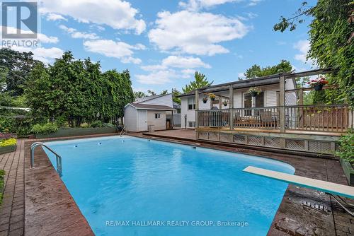 1100 Bathgate Drive, Ottawa, ON - Outdoor With In Ground Pool With Deck Patio Veranda