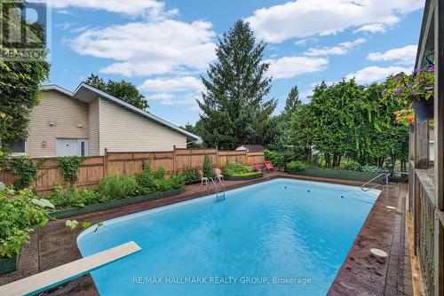 1100 Bathgate Drive, Ottawa, ON - Outdoor With In Ground Pool