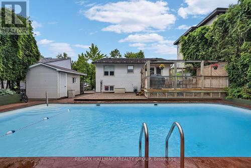 1100 Bathgate Drive, Ottawa, ON - Outdoor With In Ground Pool With Deck Patio Veranda With Backyard