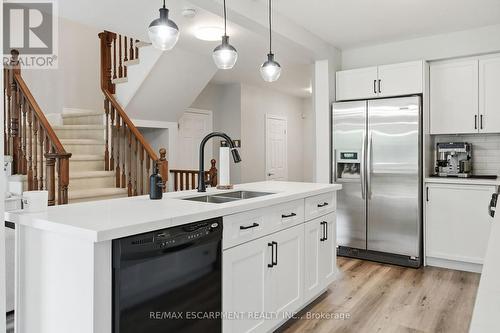 12 - 39 Panabaker Drive, Hamilton, ON - Indoor Photo Showing Kitchen With Stainless Steel Kitchen With Double Sink With Upgraded Kitchen