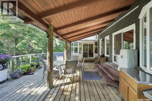 Siba Beach, Wakaw Lake, SK - Outdoor With Deck Patio Veranda With Exterior