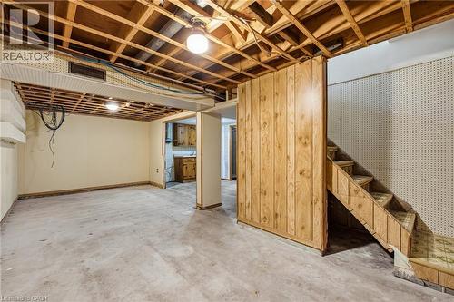 33 Belmont Avenue E, Kitchener, ON - Indoor Photo Showing Basement
