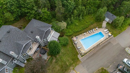 Photo aérienne - 14-220 Ch. Du Mont-Loup-Garou, Sainte-Adèle, QC - Outdoor With In Ground Pool