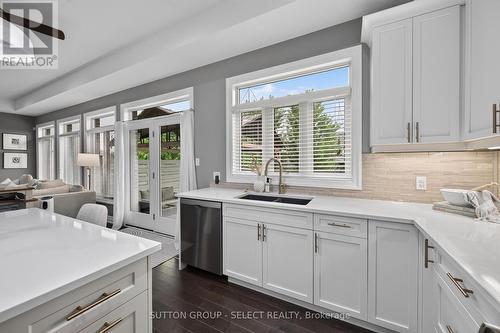 14 Mayapple Crescent, Middlesex Centre (Ilderton), ON - Indoor Photo Showing Kitchen With Double Sink