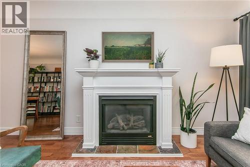 210 Dawson Street, Waterloo, ON - Indoor Photo Showing Living Room With Fireplace