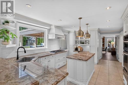 What's cooking? - 4461 Tremineer Avenue, Burlington, ON - Indoor Photo Showing Kitchen With Double Sink With Upgraded Kitchen
