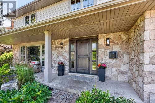 Inviting front porch - 4461 Tremineer Avenue, Burlington, ON - Outdoor With Deck Patio Veranda With Exterior