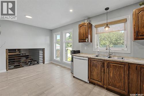 1791 Barton Drive, Prince Albert, SK - Indoor Photo Showing Kitchen With Double Sink