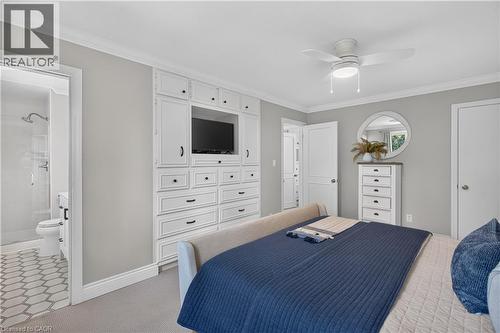 Walk-in closet & En-suite - 4461 Tremineer Avenue, Burlington, ON - Indoor Photo Showing Bedroom