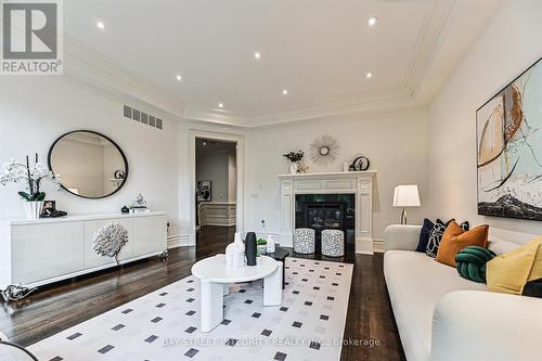 5 Westgrove Crescent, Toronto, ON - Indoor Photo Showing Living Room With Fireplace