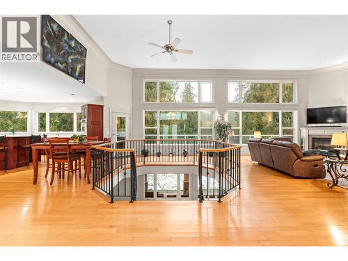 1200 Trans Canada Highway, Sicamous, BC - Indoor Photo Showing Living Room With Fireplace