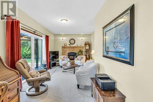 5257 Cliff Road, Lambton Shores, ON - Indoor With Fireplace