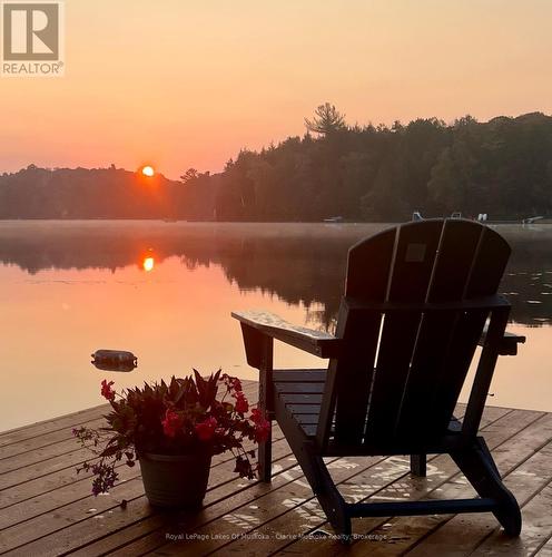 Morning on the Dock - 1311 S. Ril Lake Road, Lake Of Bays (Ridout), ON - Outdoor With Body Of Water