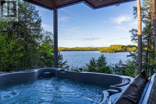 Hot Tub Views - 1311 S. Ril Lake Road, Lake Of Bays (Ridout), ON - Outdoor With Body Of Water