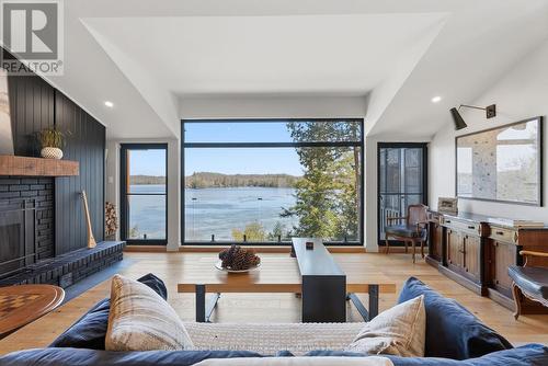 Main Floor Living Room - 1311 S. Ril Lake Road, Lake Of Bays (Ridout), ON - Indoor Photo Showing Living Room With Fireplace