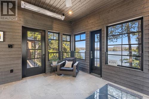 Muskoka Room WeatherWall windows - 1311 S. Ril Lake Road, Lake Of Bays (Ridout), ON -  With Exterior