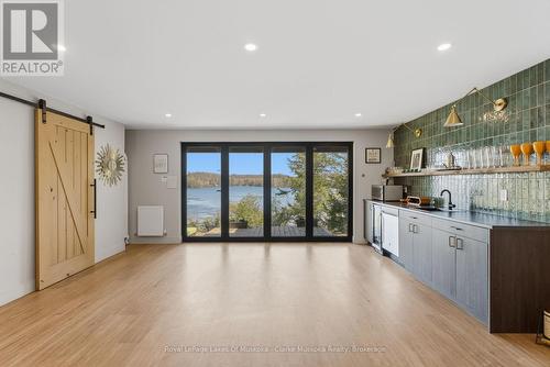 Lower Level Walkout - 1311 S. Ril Lake Road, Lake Of Bays (Ridout), ON - Indoor Photo Showing Kitchen