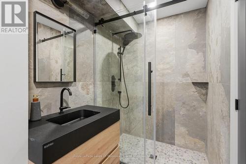Lower Level Bathroom - 1311 S. Ril Lake Road, Lake Of Bays (Ridout), ON - Indoor Photo Showing Bathroom