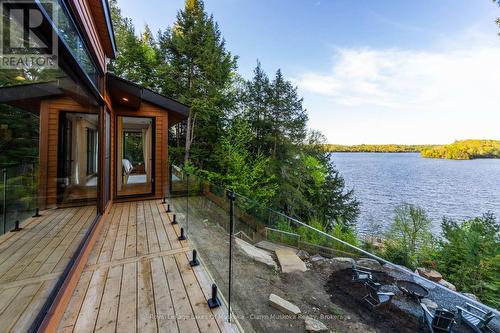 Breezeway from Muskoka Room - 1311 S. Ril Lake Road, Lake Of Bays (Ridout), ON - Outdoor With Body Of Water