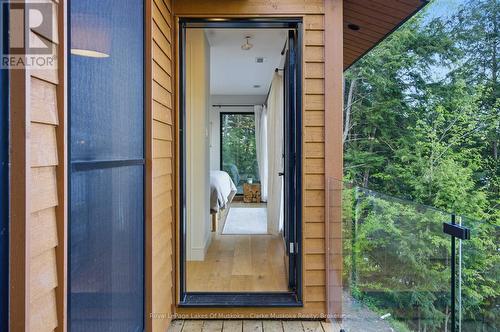 Breezeway to Primary - 1311 S. Ril Lake Road, Lake Of Bays (Ridout), ON - Outdoor With Exterior
