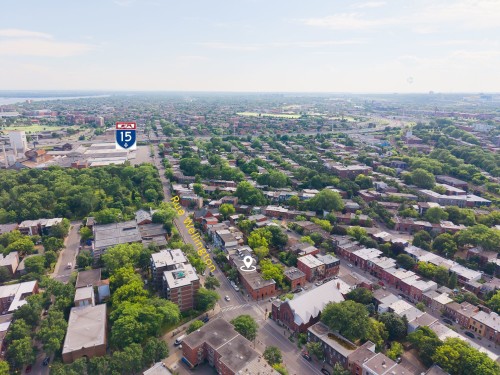 Overall view - 2109  - 2111 Rue Wellington, Montréal (Le Sud-Ouest), QC - Outdoor With View