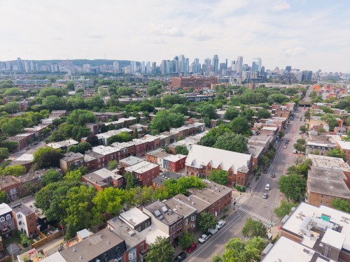 Overall view - 2109  - 2111 Rue Wellington, Montréal (Le Sud-Ouest), QC - Outdoor With View