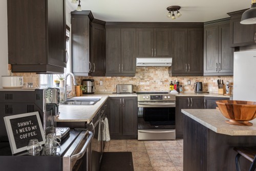 Cuisine - 6-17930 Rue Beaupré, Bécancour, QC - Indoor Photo Showing Kitchen With Double Sink