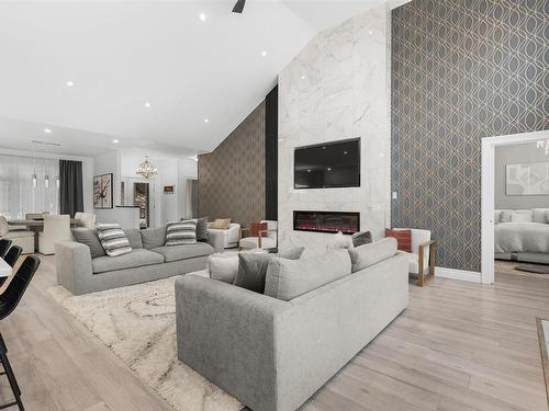 3224 203 Highway, Middle Ohio, NS - Indoor Photo Showing Living Room With Fireplace