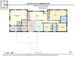 Main floor layout. - 
