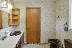 Primary ensuite has a bidet too; vintage fixtures. - 