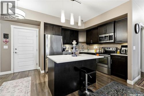 210 423 Nelson Road, Saskatoon, SK - Indoor Photo Showing Kitchen With Upgraded Kitchen